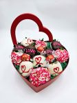 Chocolate Covered Strawberries Heart
